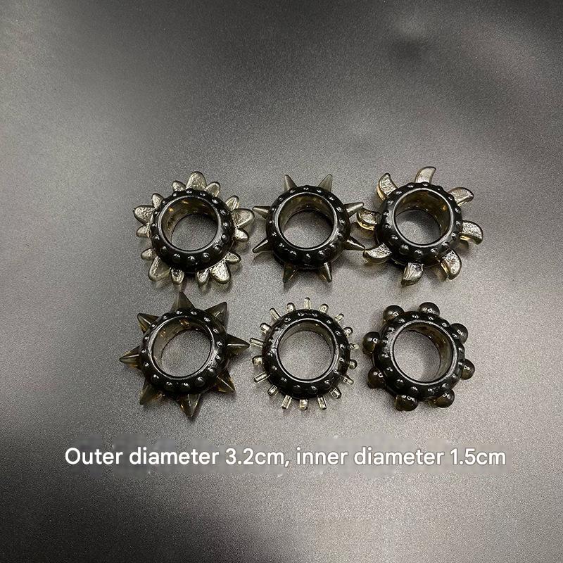 Penisringe mit Spikes: 6er-Set  WeLovePlugs