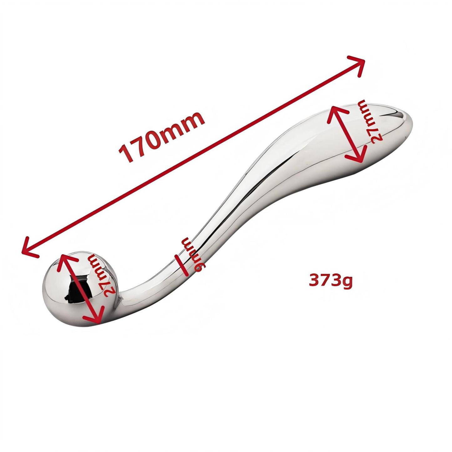 Mirror-Polished Stainless Steel Pull-Ring Anal Dilator Plug - image 4