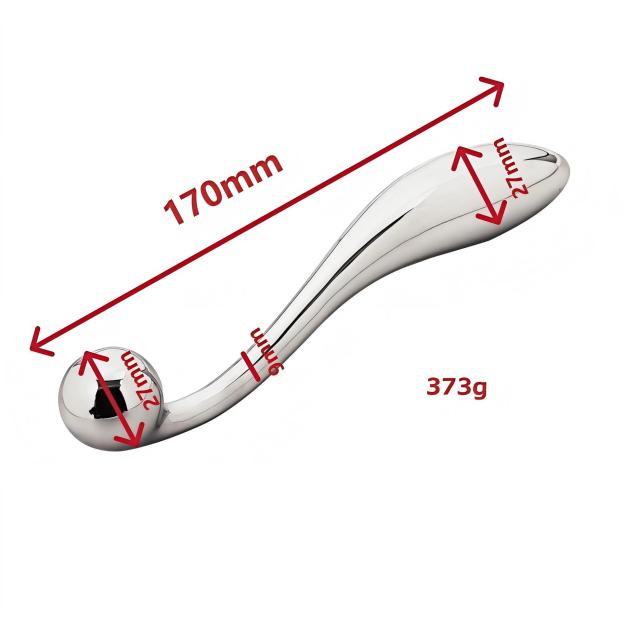 Mirror-Polished Stainless Steel Pull-Ring Anal Dilator Plug - image 4