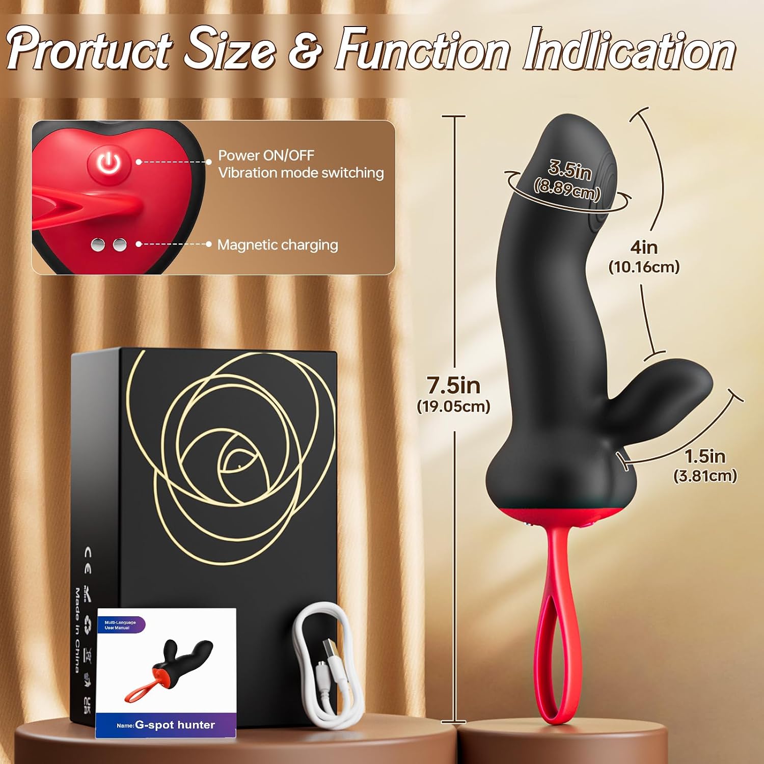 Smart 2-in-1 App-Controlled Dual Motor Vibrator - image 2