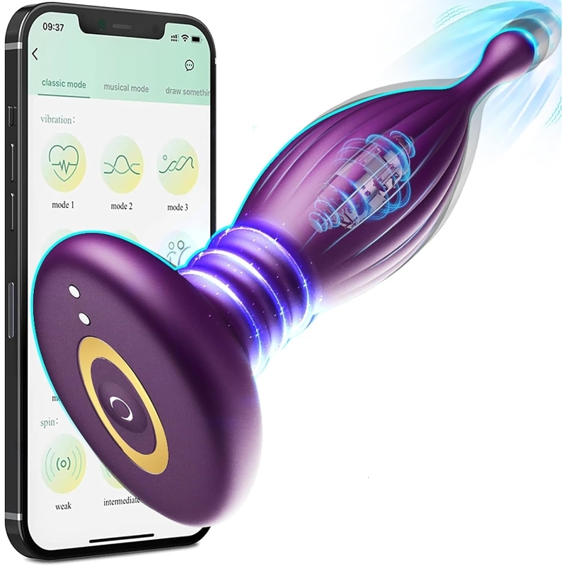 VelvetDrive – Silicone Anal Butt Plug with App Control-WeLovePlugs