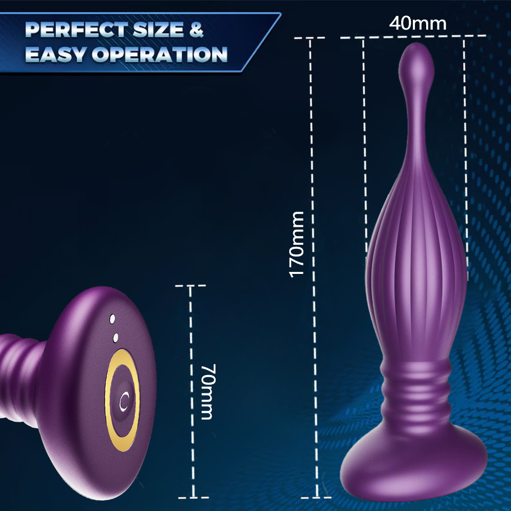 VelvetDrive – Silicone Anal Butt Plug with App Control-WeLovePlugs