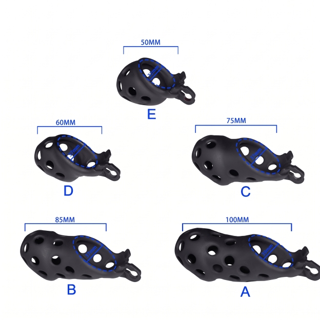 Chastity Cage with 4 Rings & Key - image 11