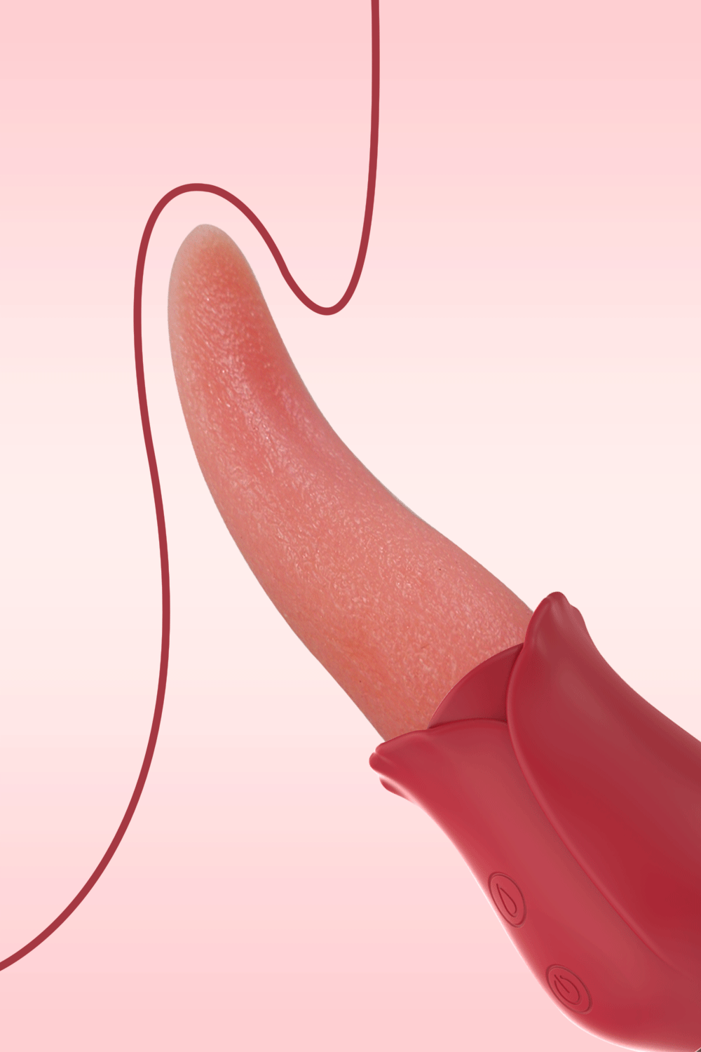 Tongue Licking Rose Toy WeLovePlugs Tongue Licking Rose Toy WeLovePlugs