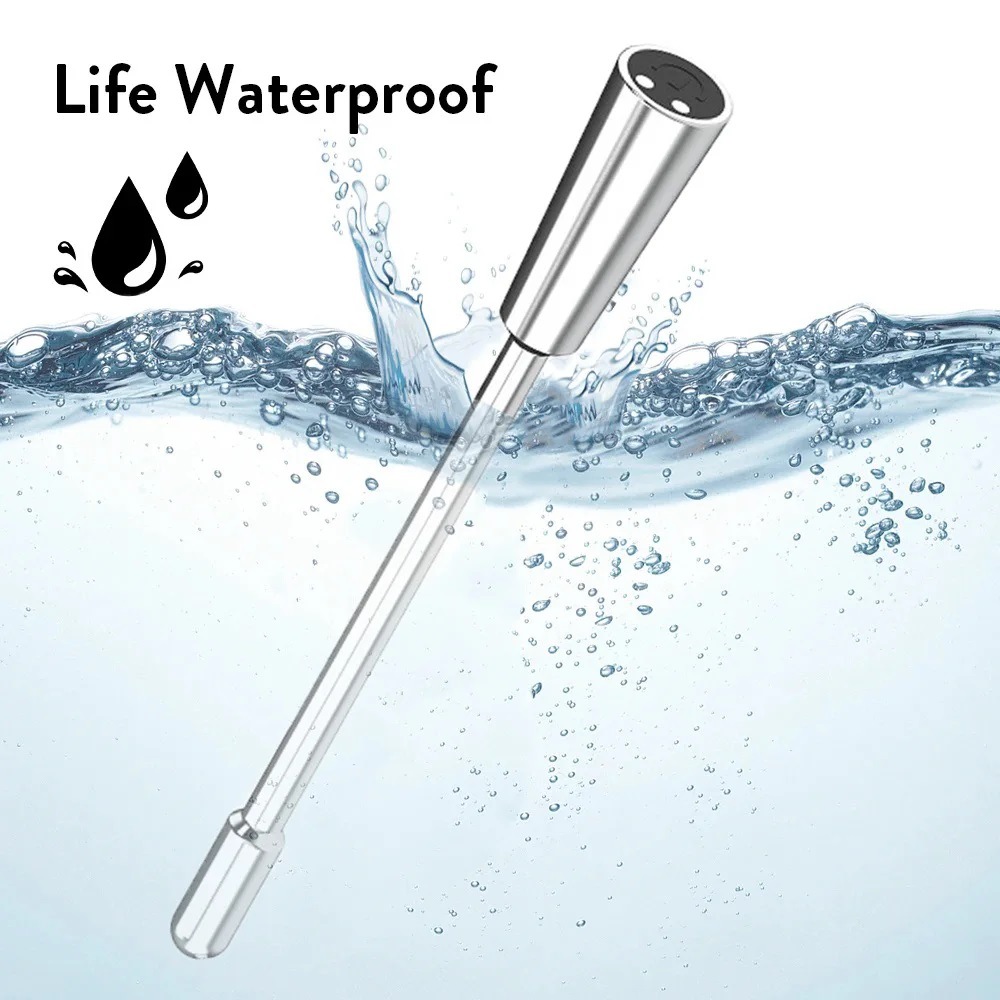 7.1'' Premium 304 Stainless Steel Vibrating Urethral Sound-WeLovePlugs