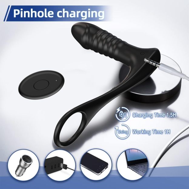 6.69''x1.7'' G Spot Butt Stimulator For Couple - image 7