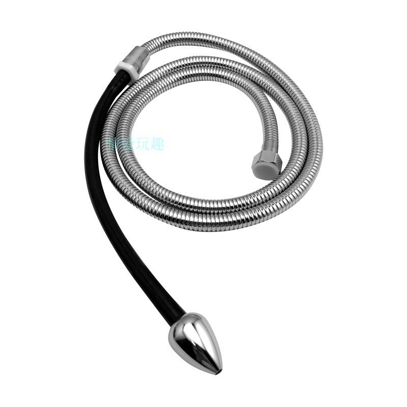 Aluminum Shower Enema Douch Wand and Tube -WeLovePlugs