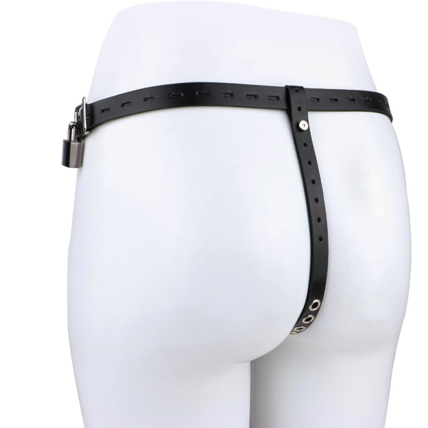 Shell-Style Wearable Silicone Chastity Cage Belt-WeLovePlugs