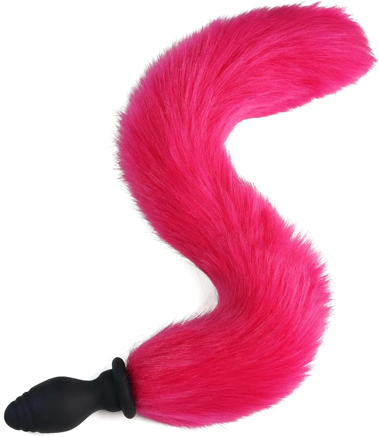 Multicolor Fox Tail Light Up Butt Plug with Remote 