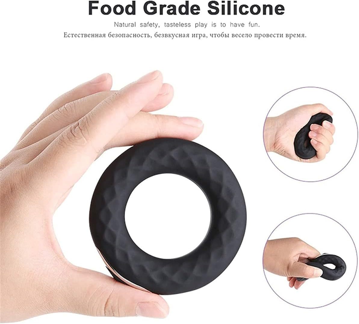 Electric Cock Ring (Delay 10 Vibration Modes+Clitoris Stimulation)-WeLovePlugs