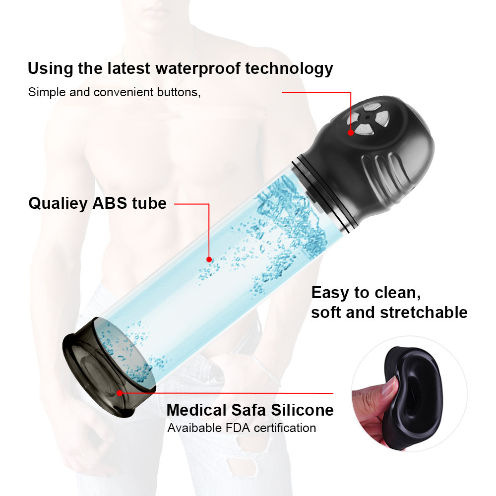 Male Penis Enhancement Pump & Masturbation Cup - Vacuum Erection System-WeLovePlugs