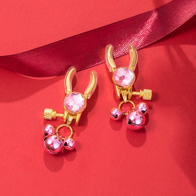 Bells Nipple Clamps Clips Rhinestone - image 3