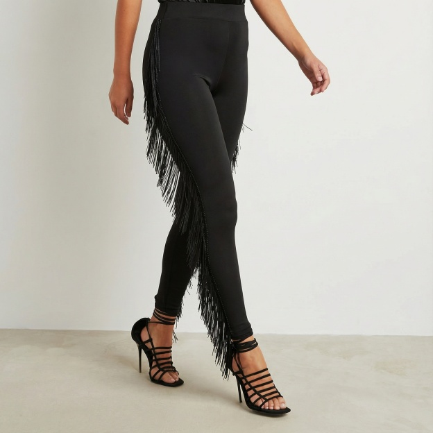 Rhinestone Fringe Legging - image 8