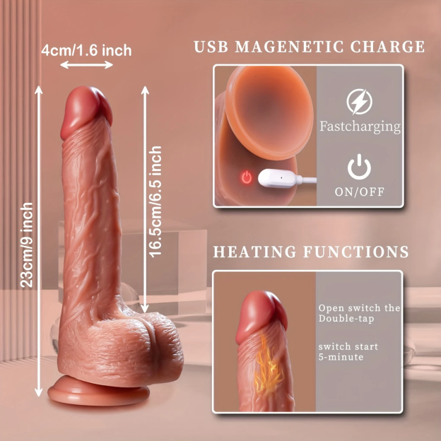 Premium Automatic Thrusting Realistic Dildo with Remote-WeLovePlugs