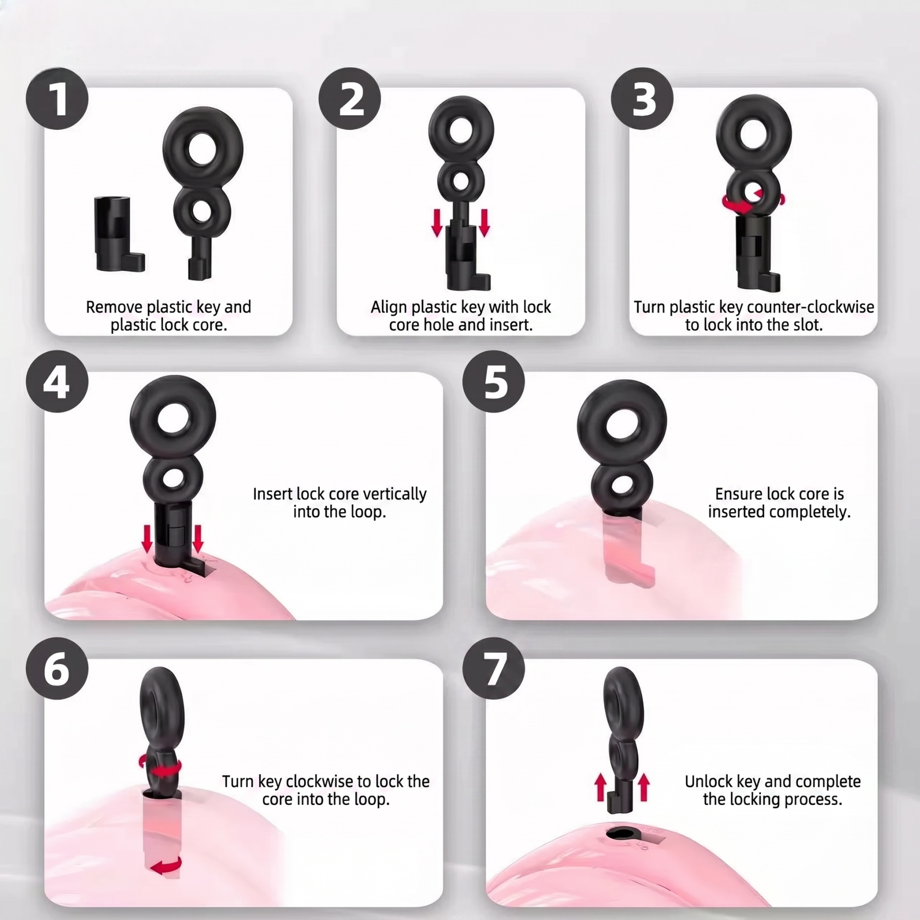 Securefit Resin Chastity Cage Set - image 11