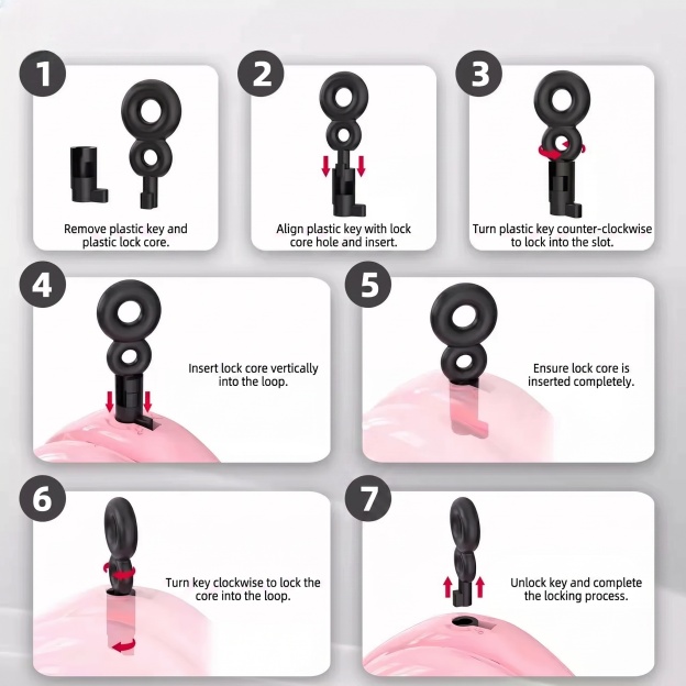 Securefit Resin Chastity Cage Set - image 11