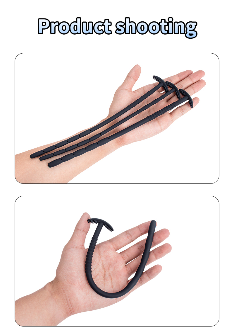 Silicone Urethral Exploration Plug with Syringe-WeLovePlugs