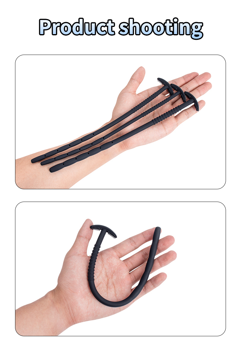 Silicone Urethral Exploration Plug with Syringe-WeLovePlugs