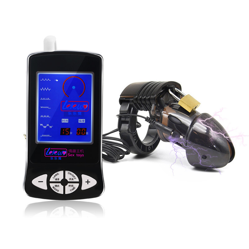 Cock Taser Electric Chastity Cage Electro Stim -WeLovePlugs