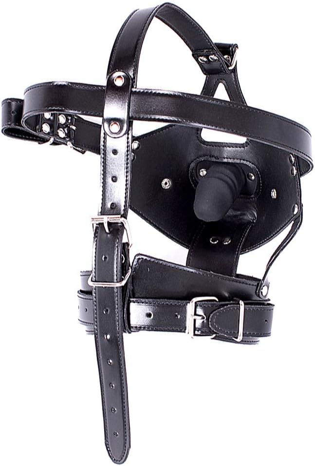 BDSM Mouth Gag Head Mask