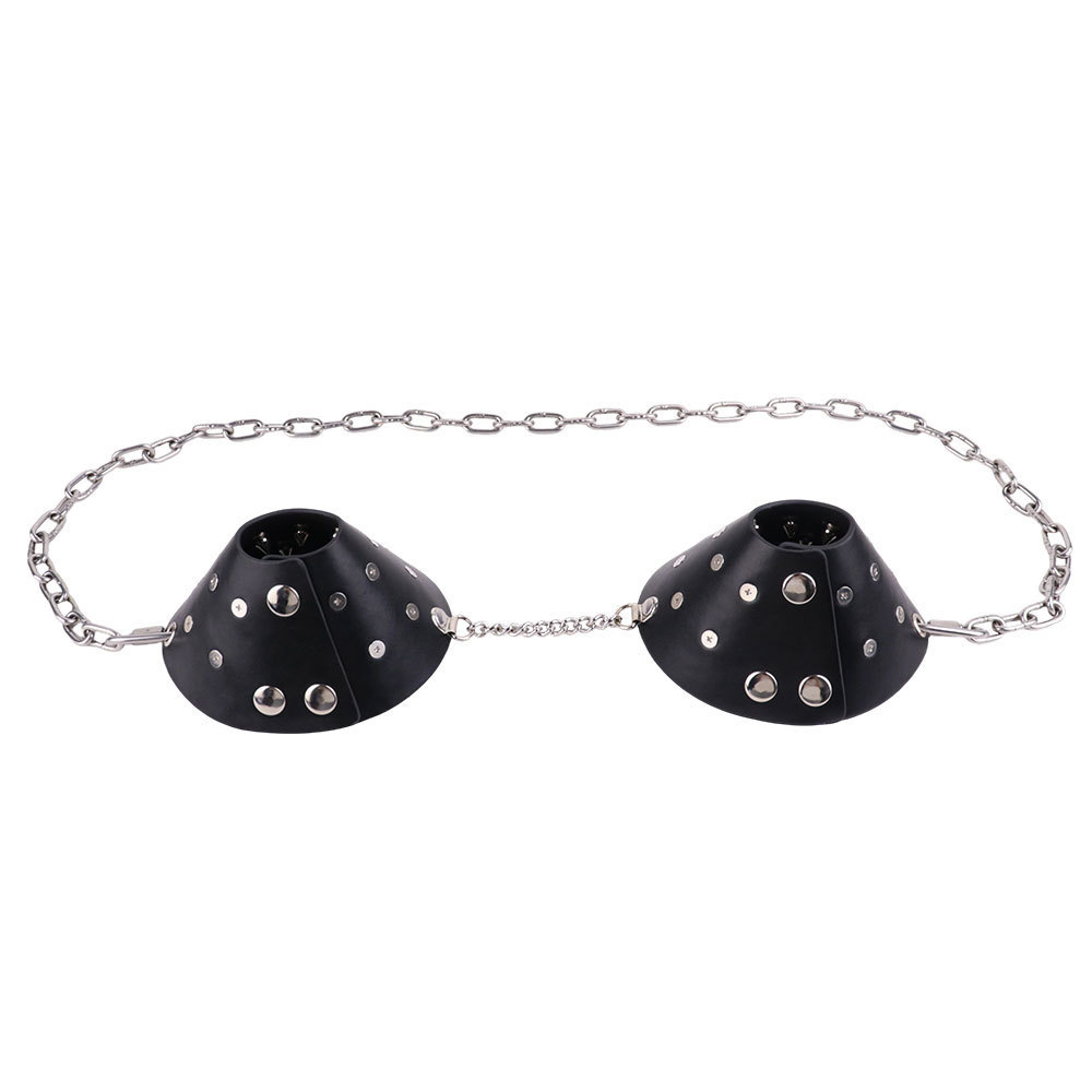 Riveted Punk Leather Bra BDSM Spike Lingerie-WeLovePlugs