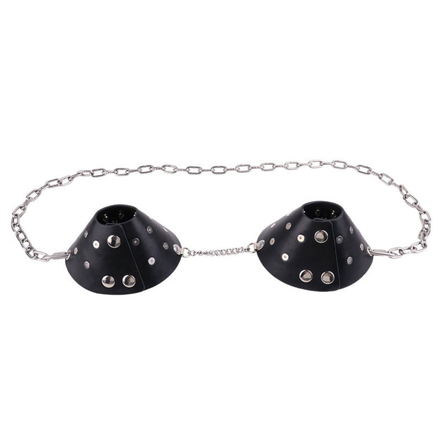Riveted Punk Leather Bra BDSM Spike Lingerie-WeLovePlugs