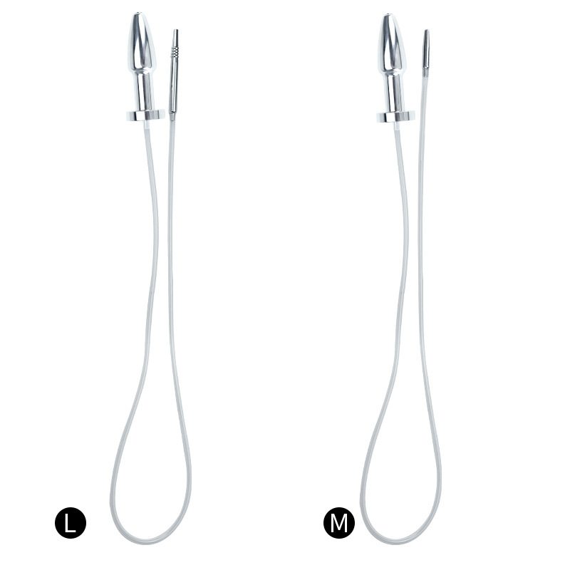 Butt Plug + Urethral Sound Catheter -WeLovePlugs