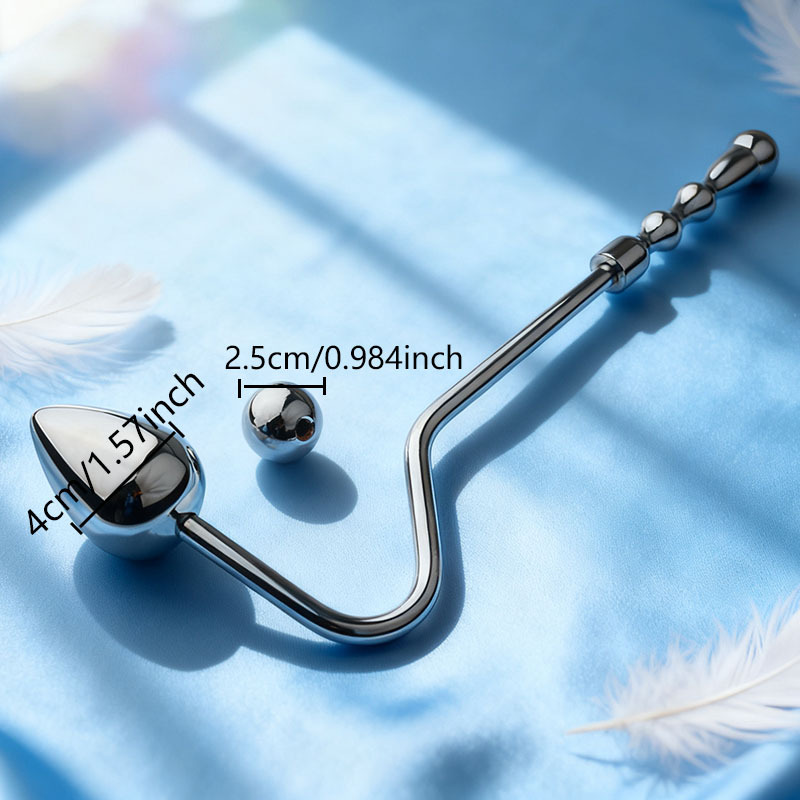Steel Pleasure Hook – Intense Anal & Prostate Stimulator - F - image 4