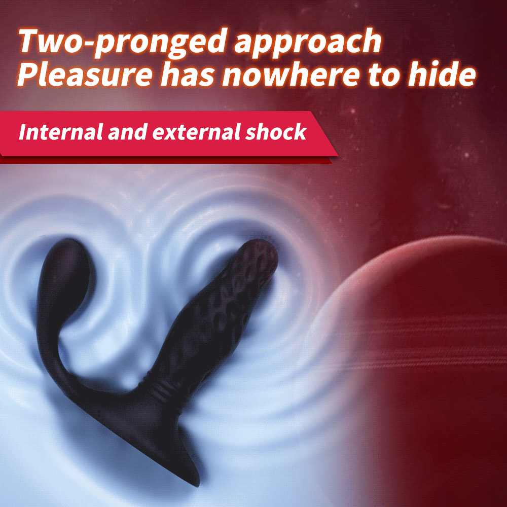 OrgasmoWave - Remote Control 3-in-1 Butt Plug Prostate Massager