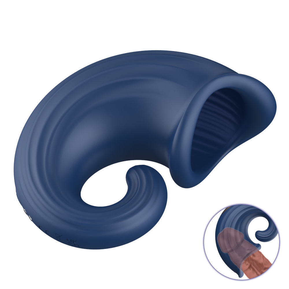 Horn Shape Penis Stimulator Stroker Cock Trainer -WeLovePlugs