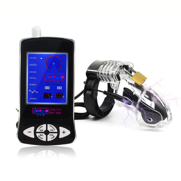 Cock Taser Electric Chastity Cage Electro Stim -WeLovePlugs