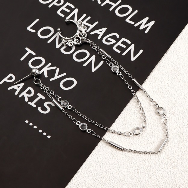 Trendy Nose Chain Piercing – Dainty Gold/Silver Nose Ring for Casual & Special Occasions-WeLovePlugs