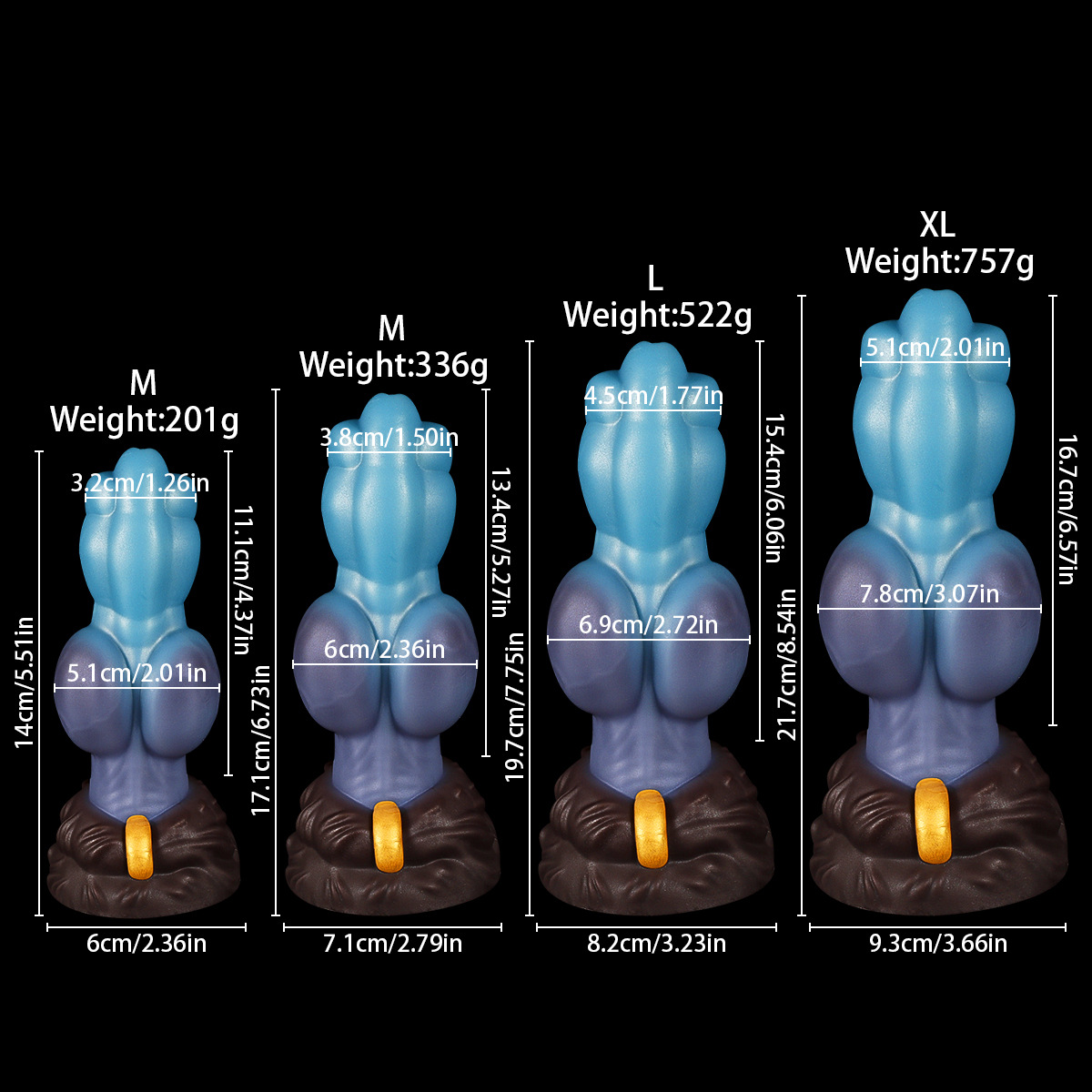Mythic Werewolf King Silicone Fantasy Dildo - image 8