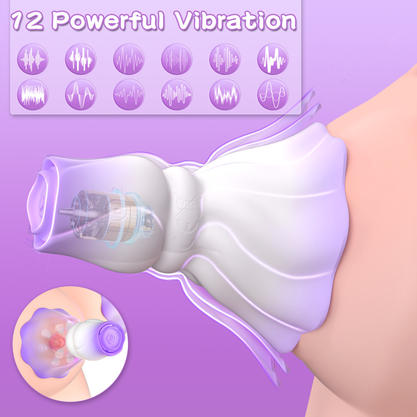 ArouSens Nipple Delight - 12X Vibration Stimulator
