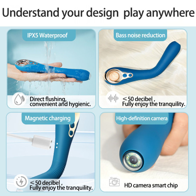 Flexible Endoscopic Vibrator Wand-WeLovePlugs