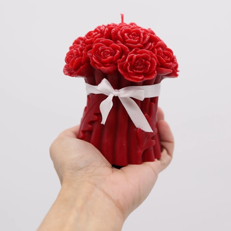 Flower-shaped Low-temperature Candle - image 8