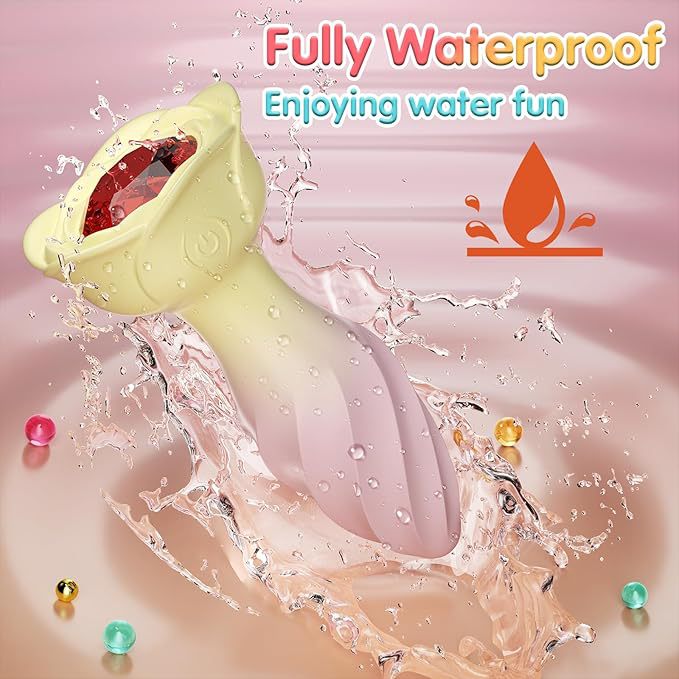 App Remote Control Ruby Jeweled Vibrating Rotating Butt Plug -WeLovePlugs