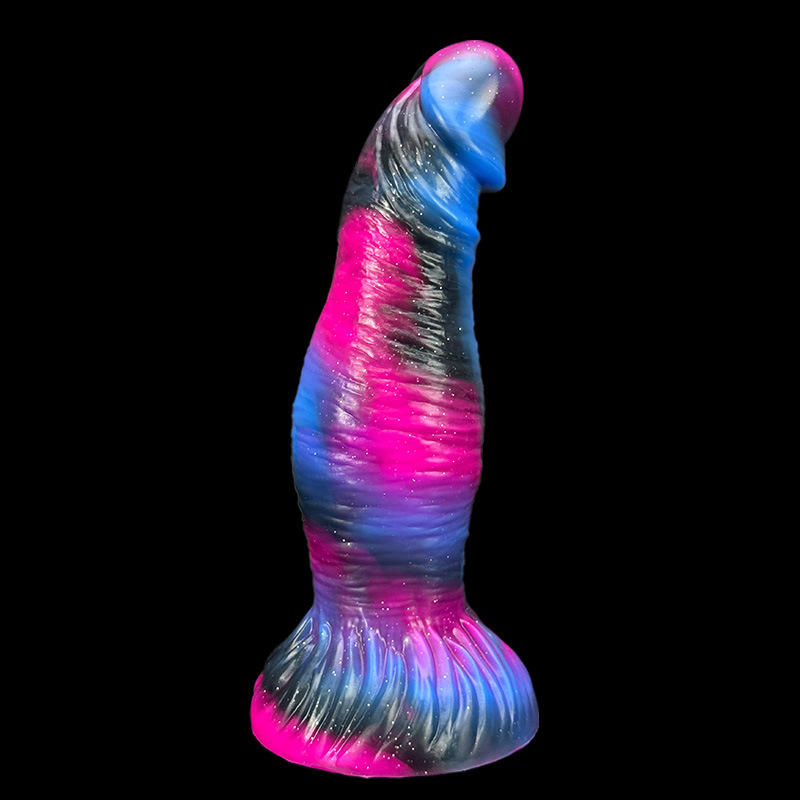 8.07" Ultra-Soft Monster Silicone Knot Dildo with Suction Cup Base