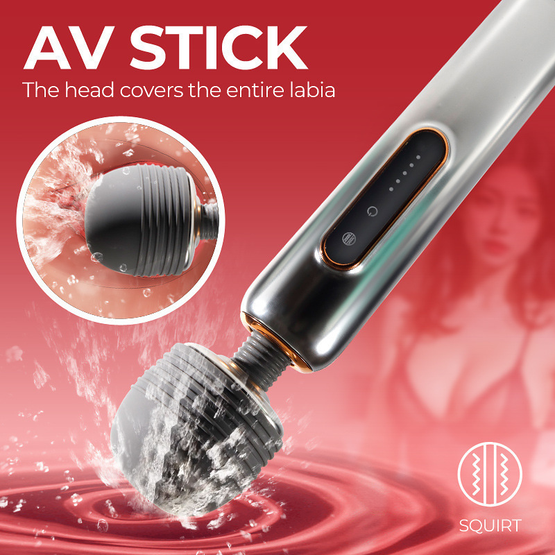 Wand Massagers Shining Metallic luster Recargable-WeLovePlugs