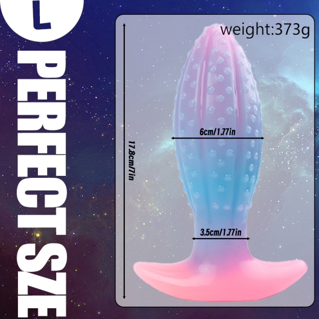 Glowing Oval Beads Anal Plug-WeLovePlugs