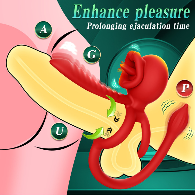 3-in-1 Couple Vibrator with App Control – Cock Ring & Anal Plug & Dildo