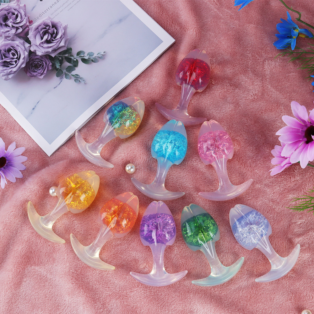 Crystal Vault Glass-Embedded Silicone Plug