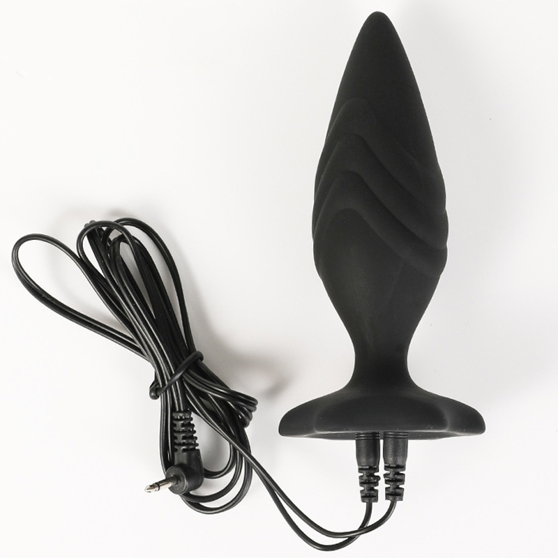 Electro-Stimulating Patterned Vibrating Butt Plug