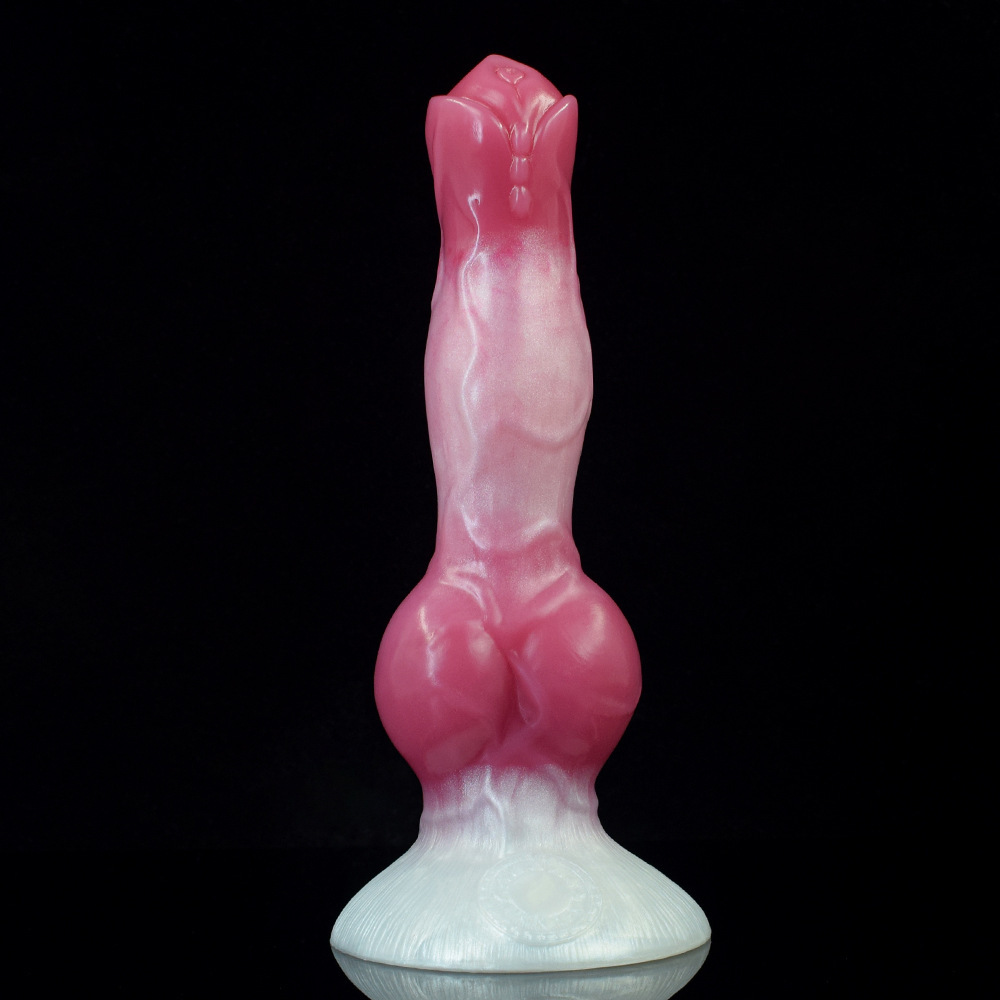 Fantasy Silicone Animal Dog Knot Penis Dildo-WeLovePlugs