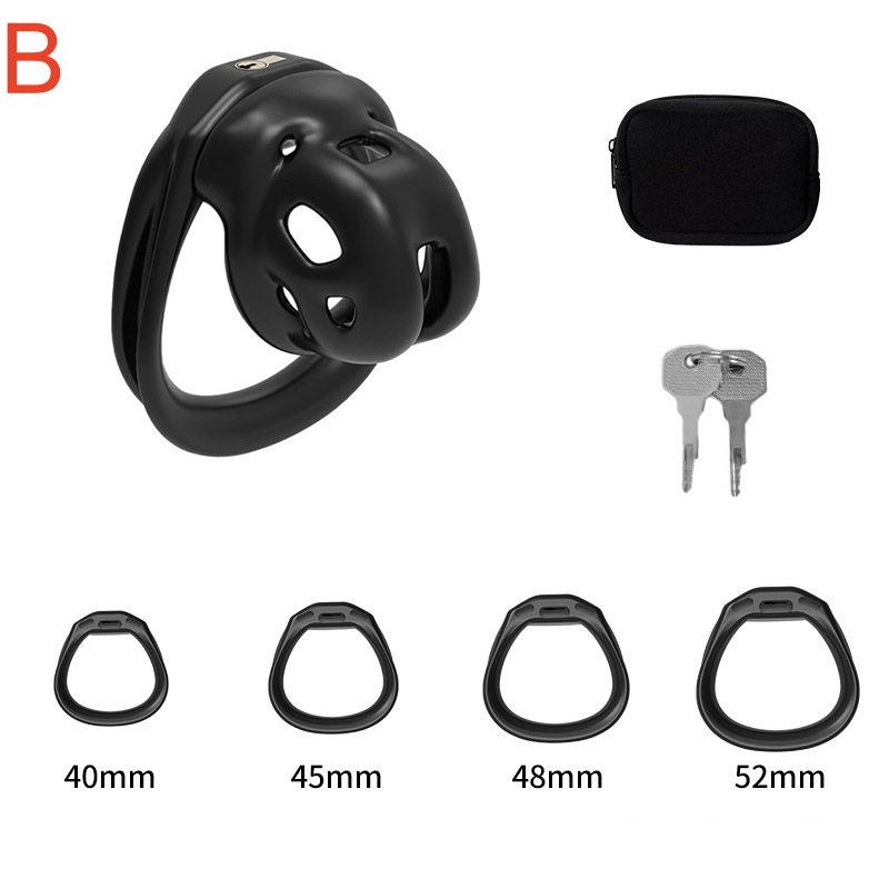 Adjustable ABS Chastity Cage – Lightweight & Discreet Lock for Long-Term Wear-WeLovePlugs