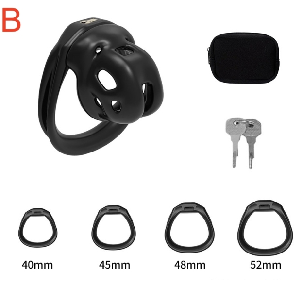 Adjustable ABS Chastity Cage – Lightweight & Discreet Lock for Long-Term Wear-WeLovePlugs