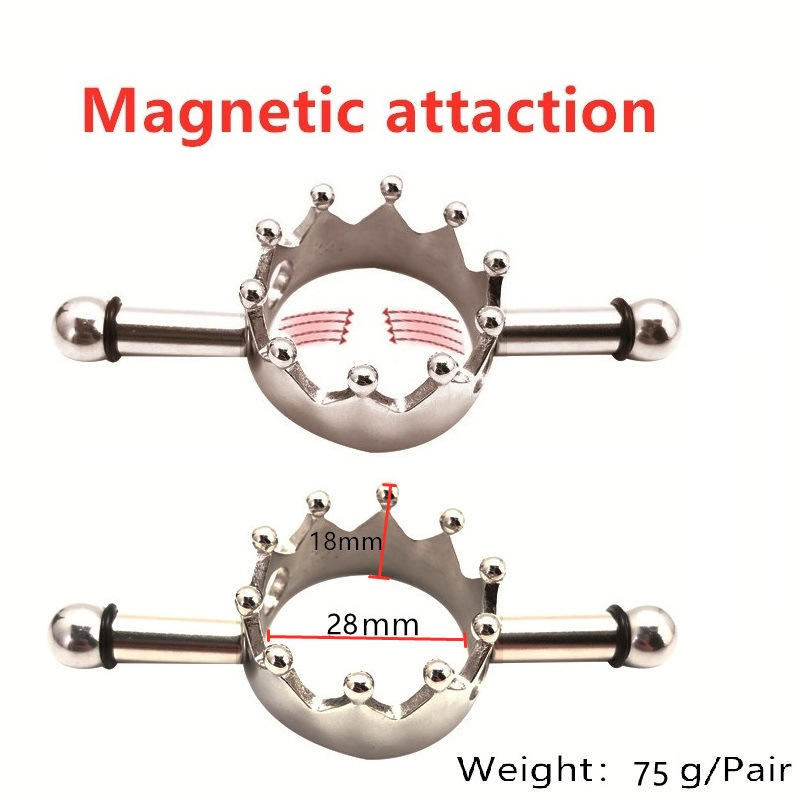 Crown Design Magnetic Nipple Clamps - image 3
