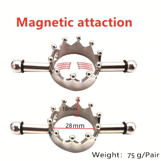 Crown Design Magnetic Nipple Clamps - image 3