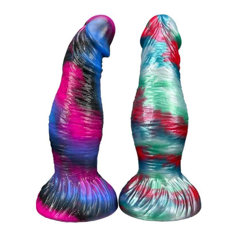 8.07" Ultra-Soft Monster Silicone Knot Dildo with Suction Cup Base