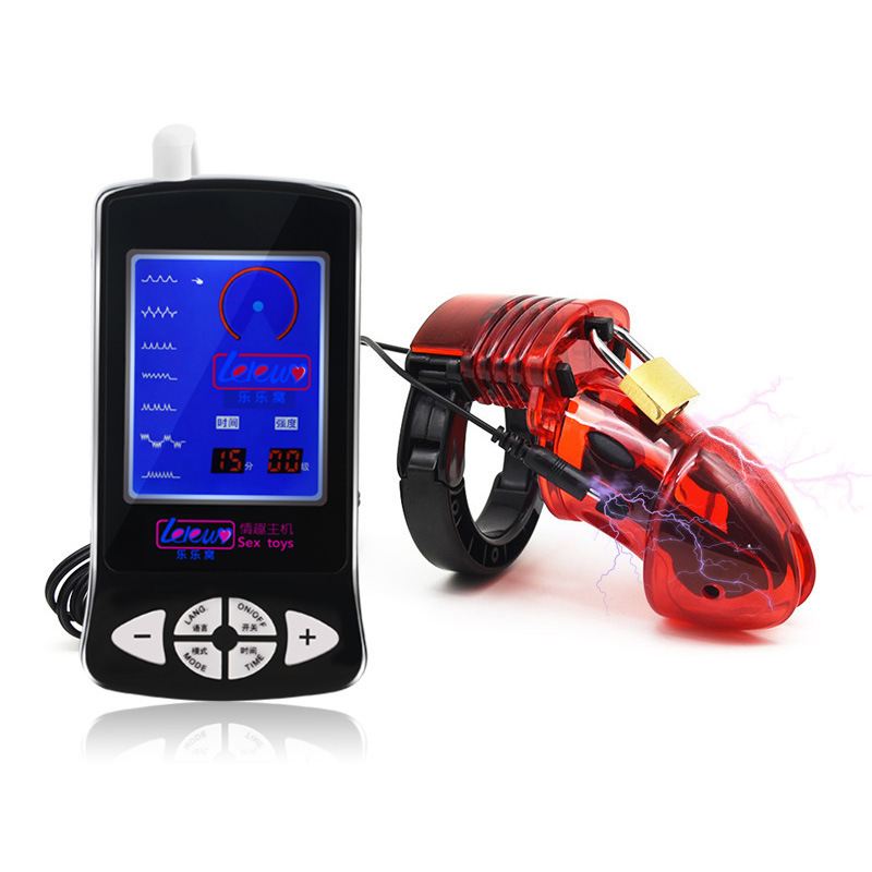 Cock Taser Electric Chastity Cage Electro Stim -WeLovePlugs